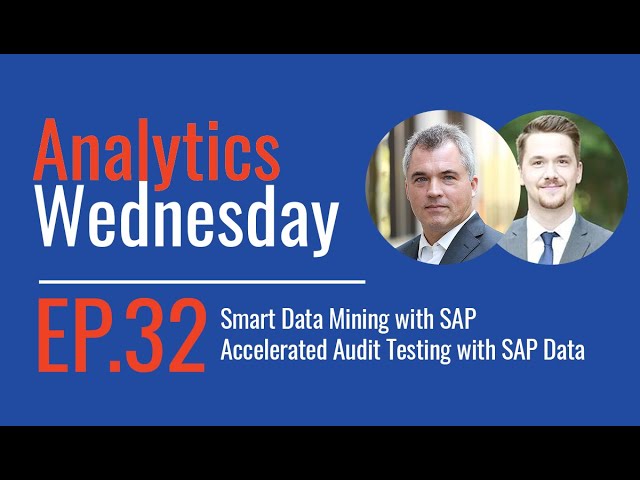Ep 32 - On Smart Data Mining with SAP Accelerated Audit Testing with SAP Data